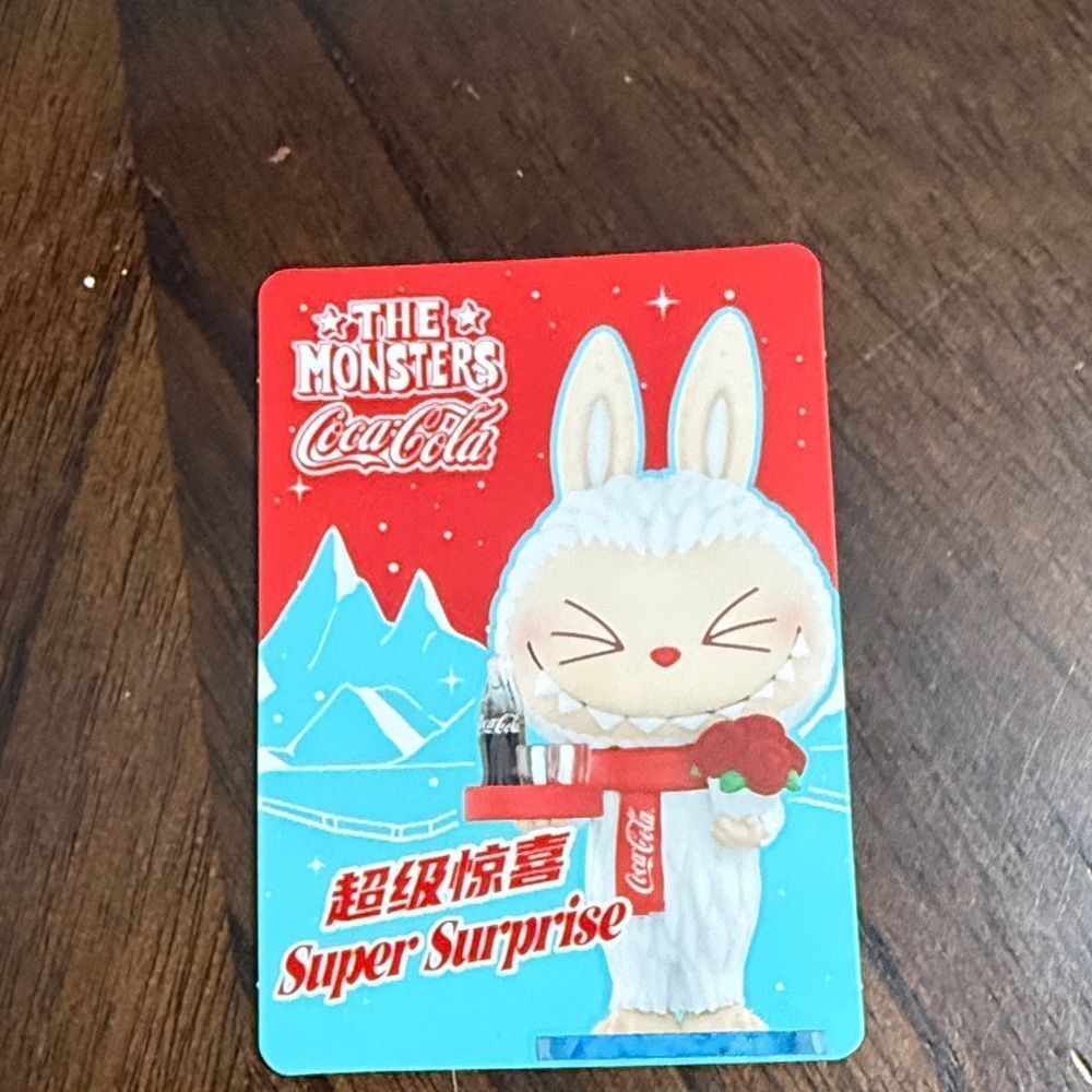 Coca-Cola Figurine from The Monsters Card Labubu Super Surprise